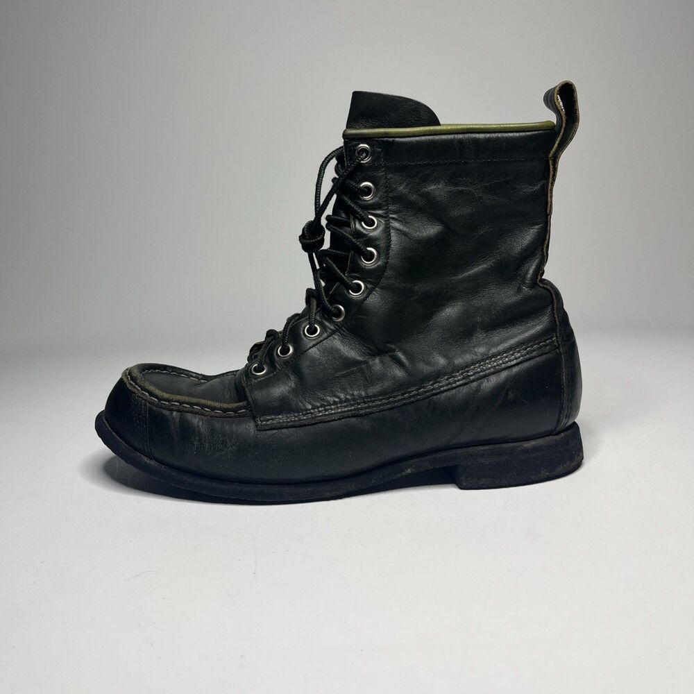 Vintage Browning Women's Lady's Featherweights Black Leather Boots 9A - Picture 6 of 16